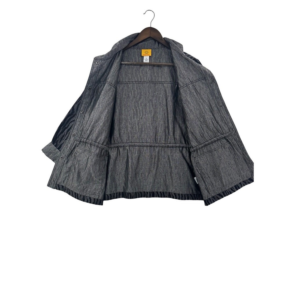 Ruby Rd Black White Abstract Print Drawstring Wai… - image 2